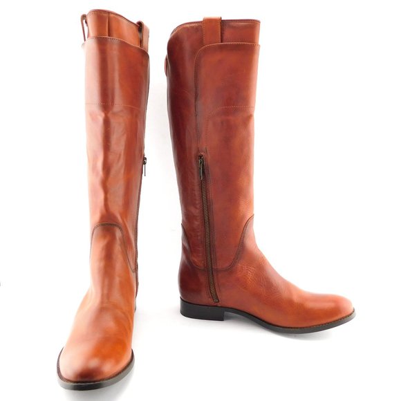 frye riding boots with zipper